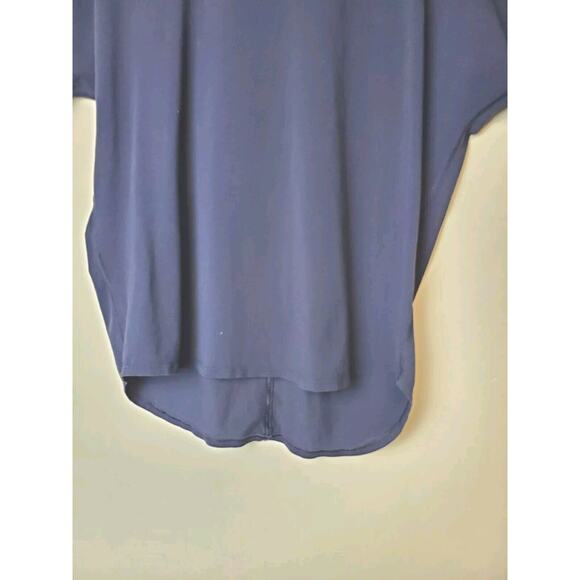 Lululemon 6 Love Scoop Neck Top Long Sleeve Blue Pima Cotton Dolman Womens - Picture 7 of 11